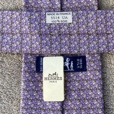NEW BOX TAG HERMES TIE -