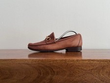 Gucci Loafers Leather Shoes Horsebit 1953 Brown Leather Mens UK 8.5 EU 42.5