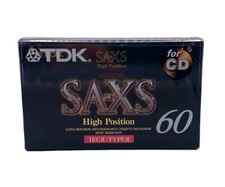 TDK SA-XS 60 TYPE II RARE BLANK AUDIO CASSETTE TAPE (1995) BRAND NEW & SEALED