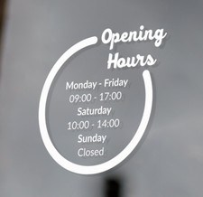 Personalised Opening Hours
