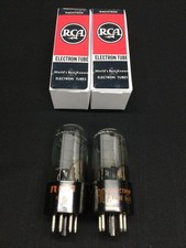 MATCHED PAIR RCA 6V6GT Clear
