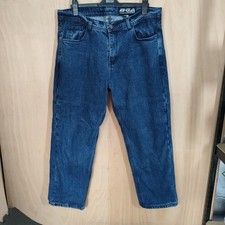 BGA Biker Gear Australia Kevlar Lined Motorbike Jeans Navy Size Mens W40 L30