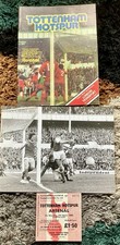 Arsenal V Spurs April 1980-Rare Memorabilia-original Programme,press Photo &stub