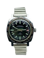 Vintage Cardinal Divers World Watch 23 Jewel Working