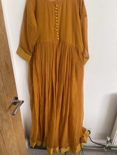 Mustard Yellow Anarkali
