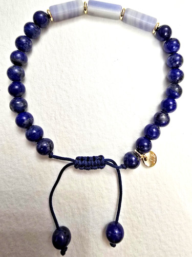 Lola rose dainty blue agate - rose,
