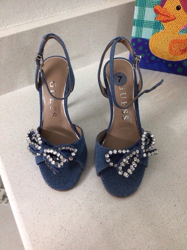 Guess denim heels - guess,