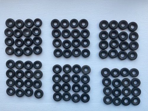 Black tyres for dinky - black,