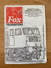 NEW FOX Transfers F111 BR
