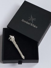 REWIND WHIM - RHODIUM ON BRASS HAIR or TIE CLIP - ORCHID - NEW