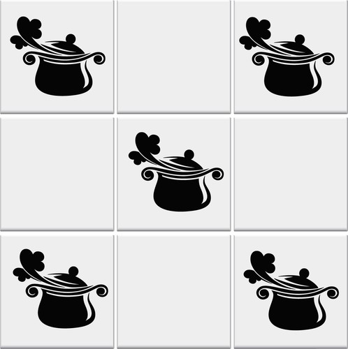 Kitchen tile stickers - kitchen,