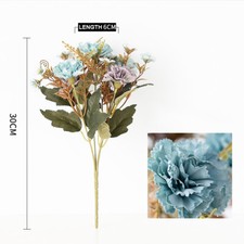 Silk Peony Artificial Fake Flowers Bunch Bouquet Home Wedding Party Garden Decor