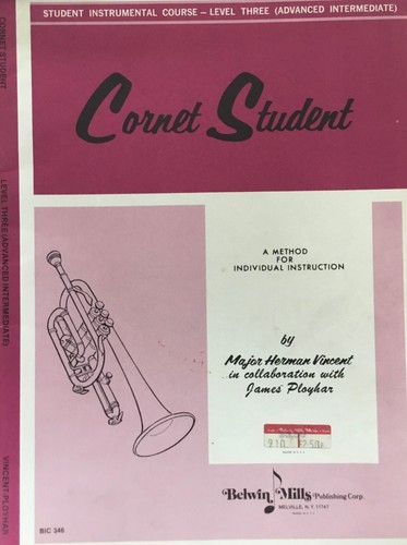 Cornet student level three - cornet,