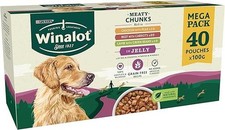 WINALOT Wet Dog Food Pouches