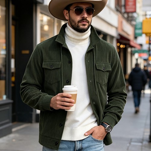 Mens corduroy jacket outerwear - corduroy,