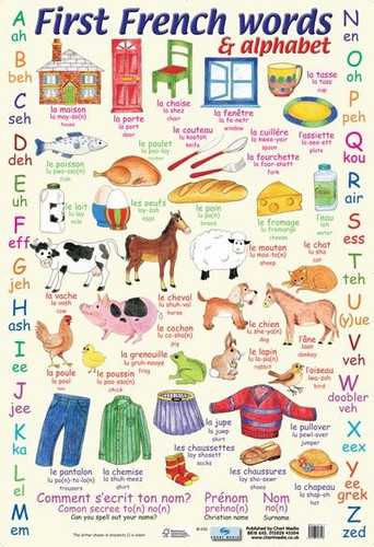 French words alphabet - french,