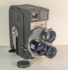 Vintage Prinz Cavalier 8mm Cine Turret Camera 3 lenses Gruenex Raydex Mansfield