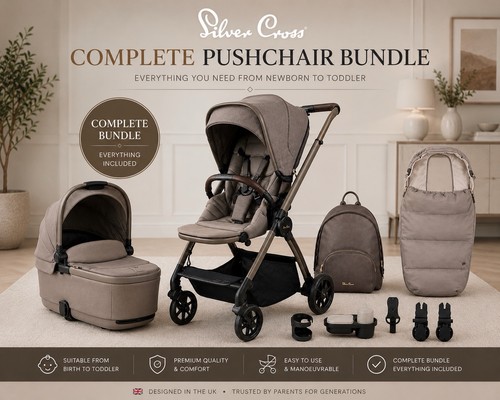Silver cross pram pushchair - silver,