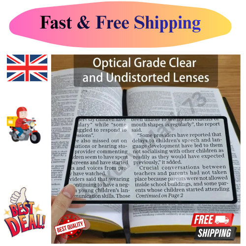 Book magnifier for reading - magnifier,