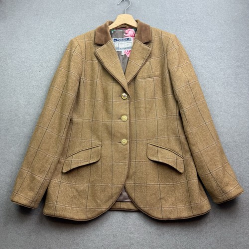 Joules tweed jacket - uk, wool