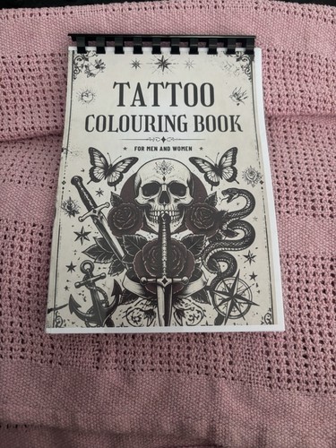 Tattoo colouring book for - colouring,