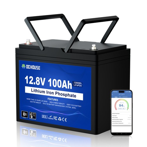12v 100ah lifepo4 lithium - 100ah,