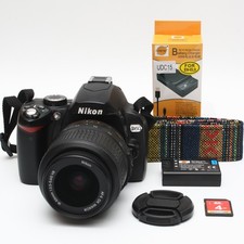 Nikon D60 10.2MP DSLR with AF-S DX 18-55mm VR Lens Working Please Read