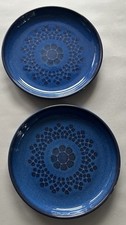 2 DENBY MIDNIGHT SIDE PLATES