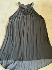 Cop copine black silky top