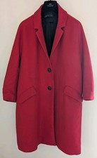 ZARA Red Coat Size Large 