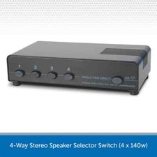 4 Way Speaker Selector Switch