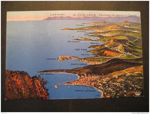Massif esterel panorama menton - esterel,