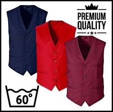 Mens Black Waistcoat Vest