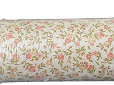 Vintage Wallpaper Pink & Green Ditsy Floral One Roll Paper Craft Decoupage 60s