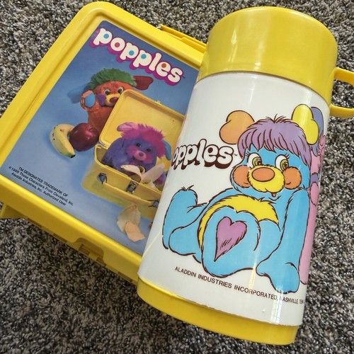Vintage 1986 popples lunch box - vintage,