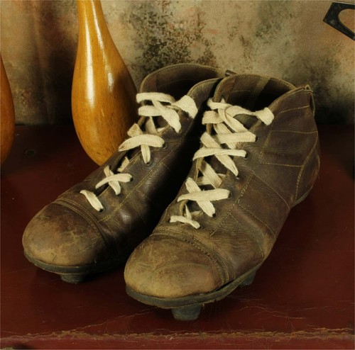 Vintage leather football - leather,