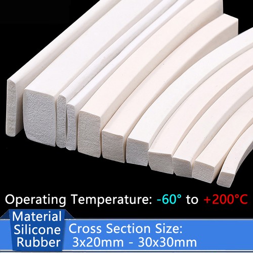 White silicone sponge seal - silicone,