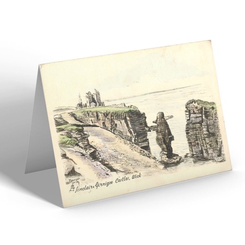 Notelet vintage scotland - notelet,