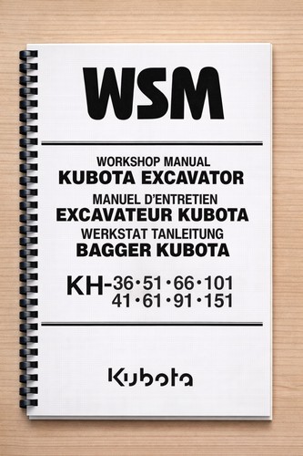 Kubota excavator 41 51 - kh, 36