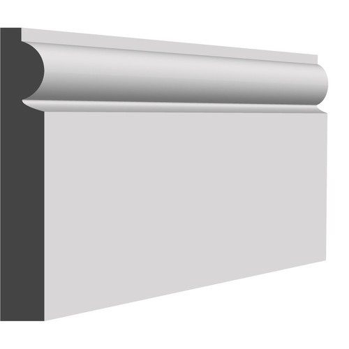 Mdf torus modern skirting - torus,