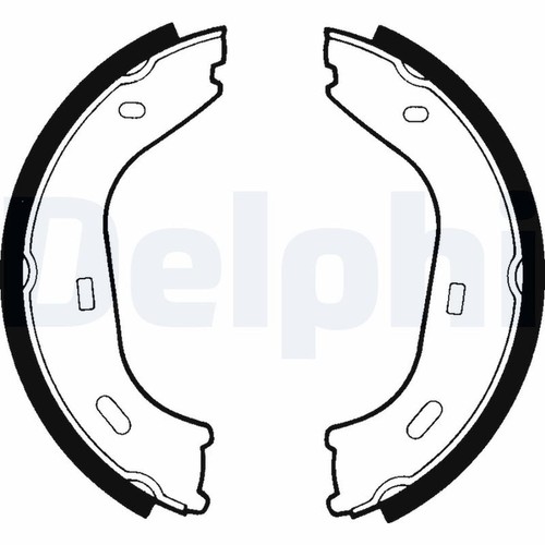 Brake shoe set parking - brake,