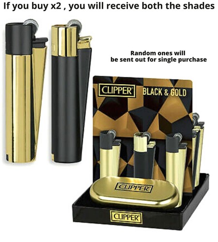 Metal clipper lighter gold - clipper,