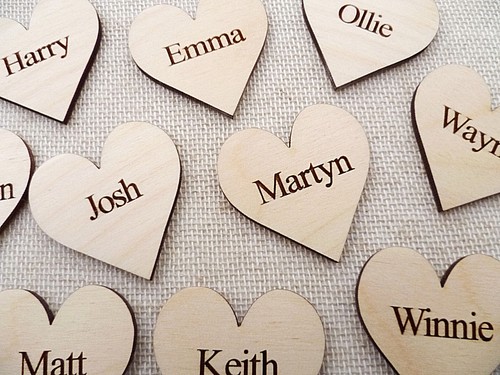 Personalised engraved wooden - engraved,