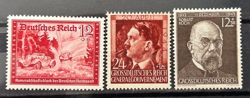 German reich stamps - german,