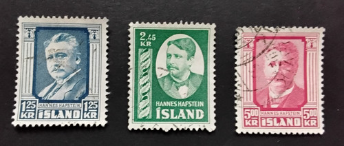 Stamps iceland 284 - sc#284-286, used