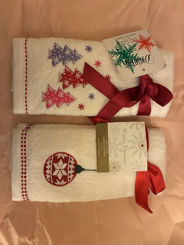 Pairs xmas guest towels - pairs,