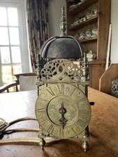 english verge lantern clock