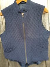 Lucinda Green Size 12 Gilet/Bodywarmer Navy Womens ? 