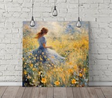 Monet style woman - style, -square