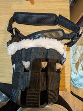 Shires Grazing Muzzle for Small Pony Size Ponys Black Nylon Adjustable